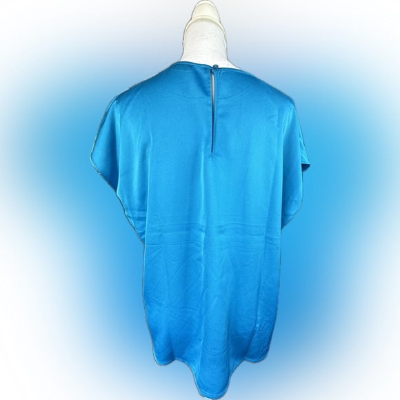 NWT Halogen electric blue blouse - Picture 2 of 7
